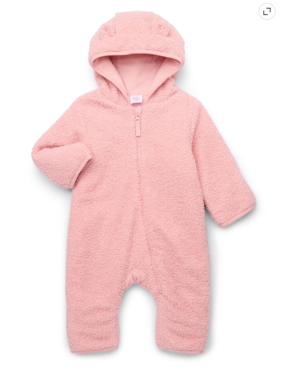 NWT Wonder Nation Baby Teddy Fleece Pram with Hood